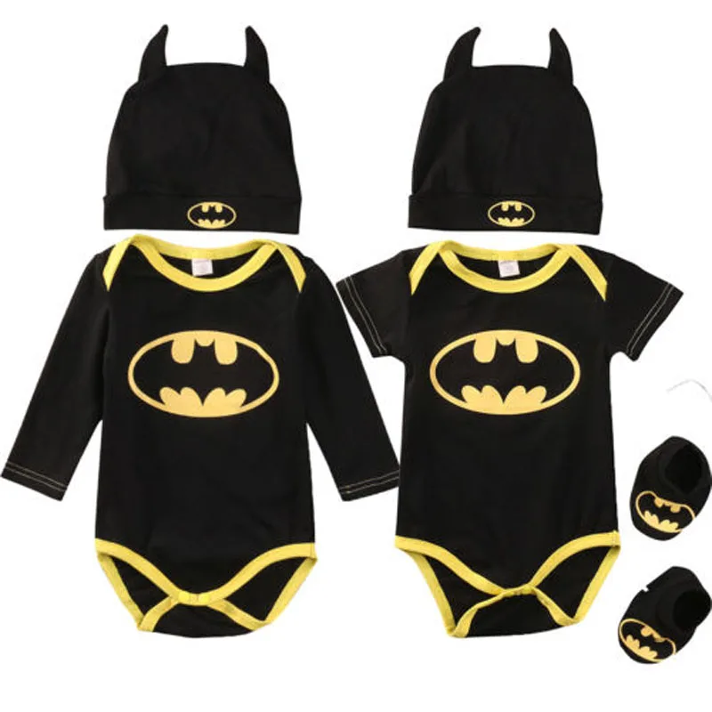 

Fashion Baby Boys Rompers Jumpsuit Cotton Tops+Shoes+Hat 3Pcs Outfit Clothes Set Newborn Toddler 0-24M Kids Clothes