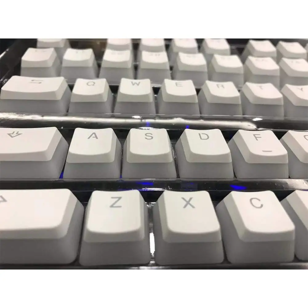 108 шт./компл. PBT OEM прозрачные колпачки клавиш пудинга для игровой механической