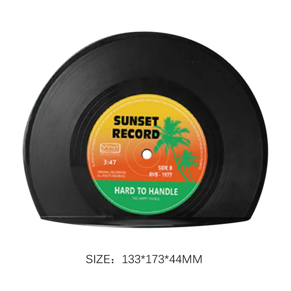 

1 Pair Record Bookend Plastic Unique design easy to use and practical Drop Shipping