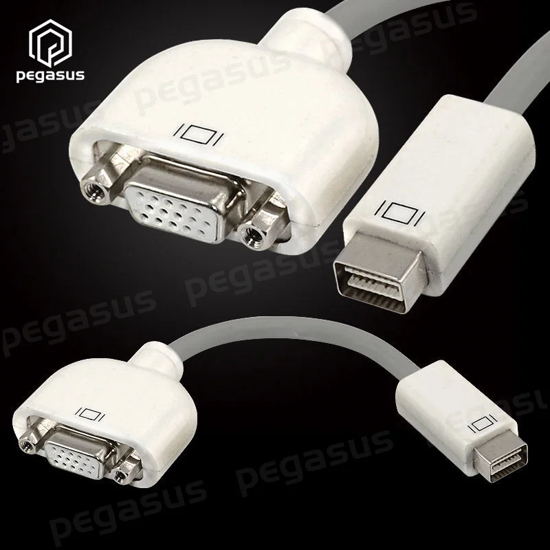 15CM Mini DVI Male to VGA Female Adapter Convertor For Apple MacBook Display Monitor | Электроника