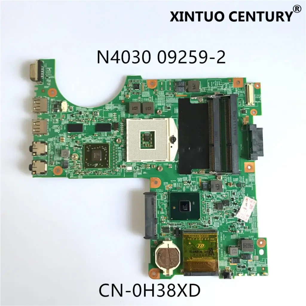

CN-0H38XD 0H38XD H38XD для Dell Inspiron N4030 материнская плата для ноутбука 09259-2 с HD5430M 512M DDR3 HM57 100% протестированная работа