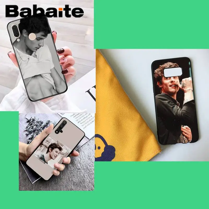 

Babaite Shawn Mendes Shell Phone Case for samsungaNote10lite A81 01 11 31 huaweihonor8A 9X redmi9 note9 8A oppoReno2 3pro ace