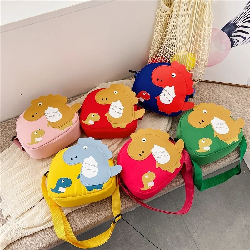 

Kids Kawaii Shoulder Backpack Funny Cartoon Dinosaur Crossbody Bag Children Cute Coin Purse Messenge Bags Boys And Girls Gift