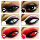 2 шт., контактные линзы для глаз, для косплея