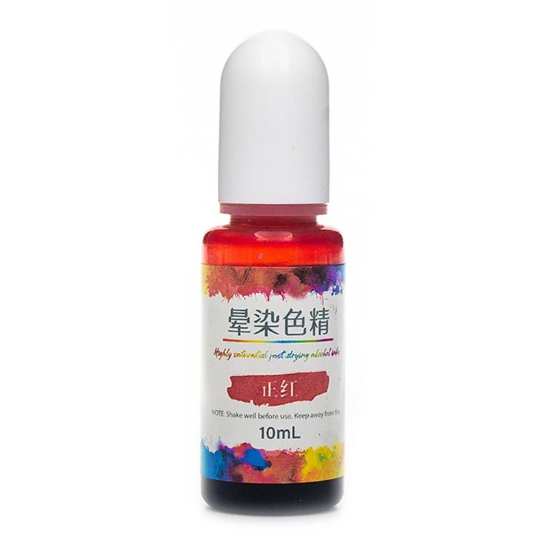 

24 Colors Epoxy Resin Diffusion Pigment Alcohol Ink Liquid Colorant Dye DIY Crafts Jewelry Making Accessories