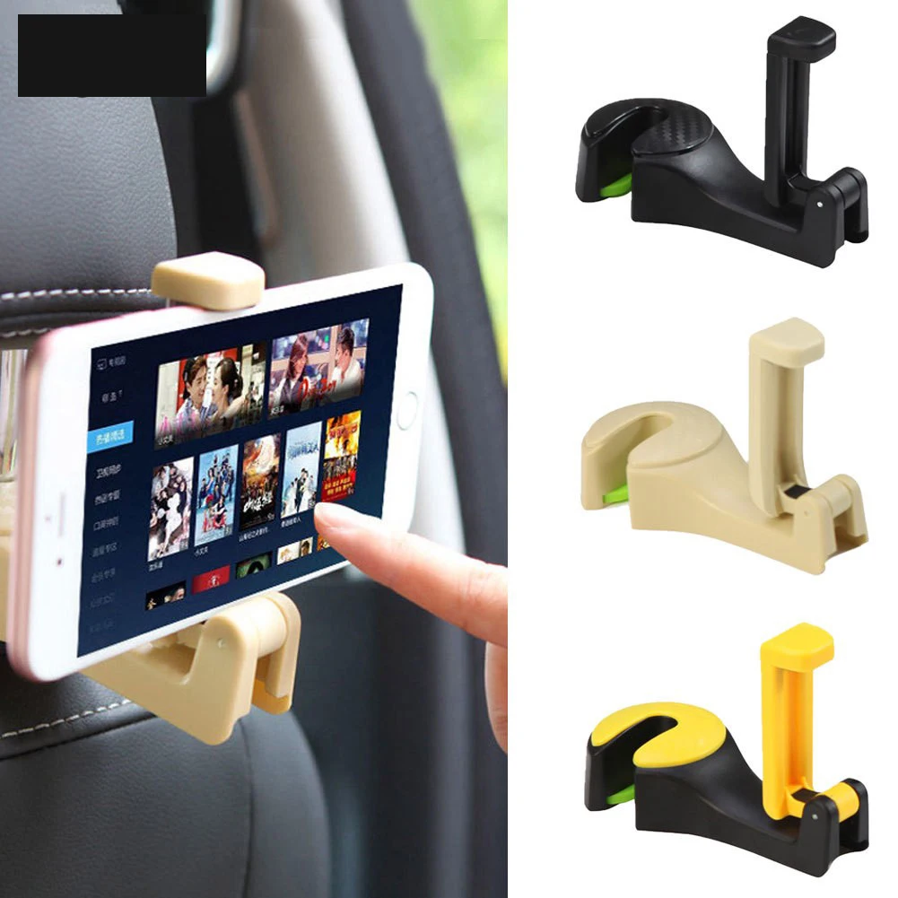 2 в 1 автомобильный держатель для телефона на подголовник | - Цена: 103.16