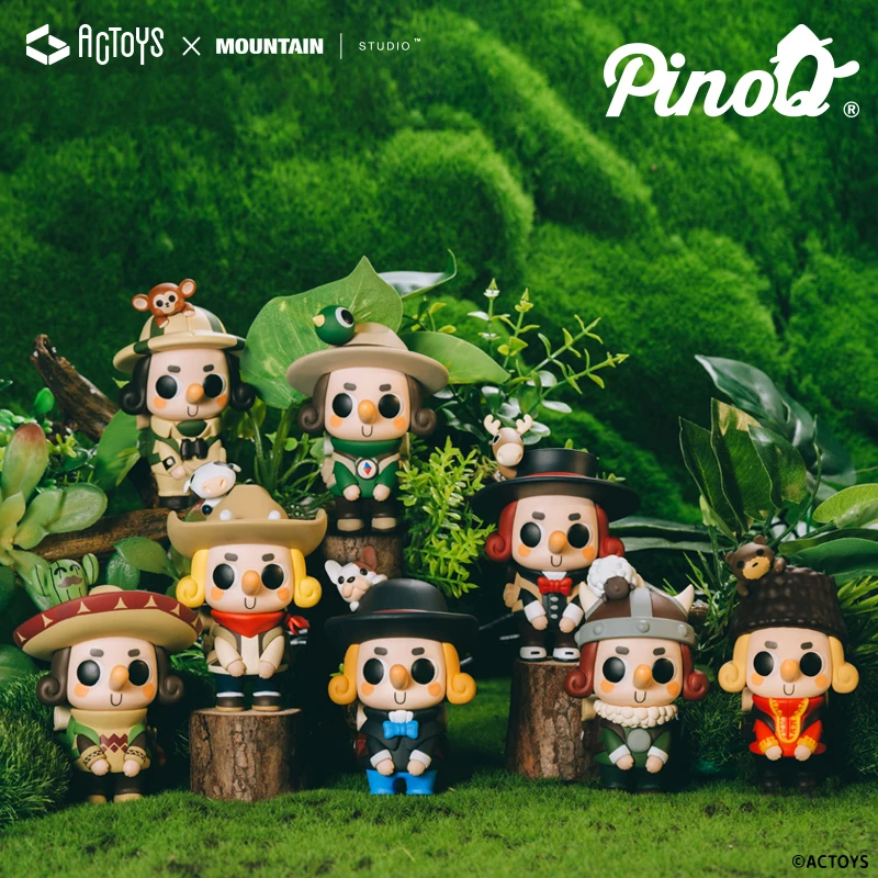 

Blind box toy traveler PinoQ series cute girl fairy favorite gift Rudolph Viking doll doll hand-made ornaments mysterious box