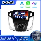Carplay Android 11,0 автомобильный радиоприемник, мультимедийный стерео плеер, WiFi, GPS-навигация для Ford Focus 3 Mk 3 2011 - 2019