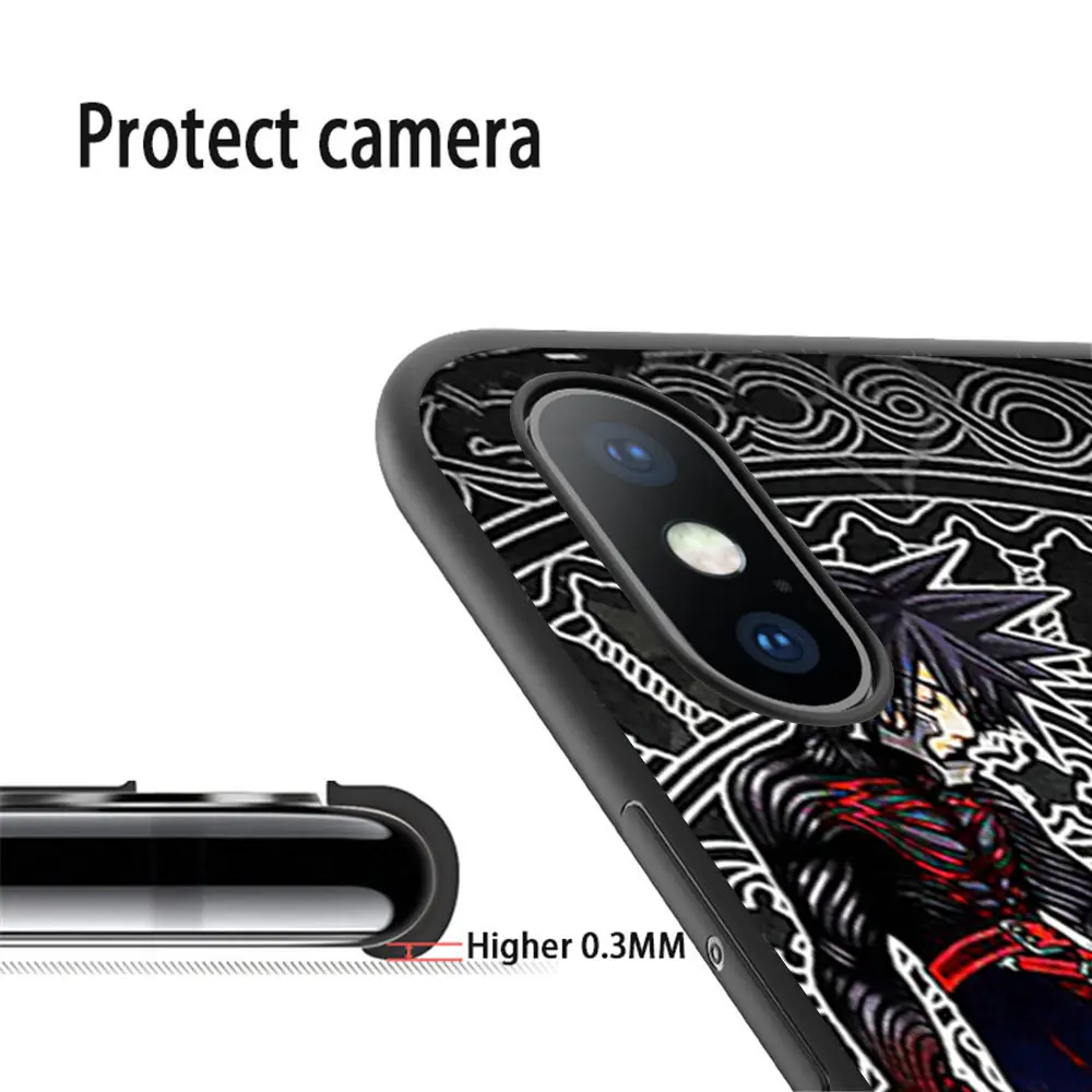 Мягкий силиконовый чехол для телефона Coque KINGDOM HEARTS ANIME VANITAS iPhone 11 Pro Max X 5S 6 6S XR XS 7 8 Plus