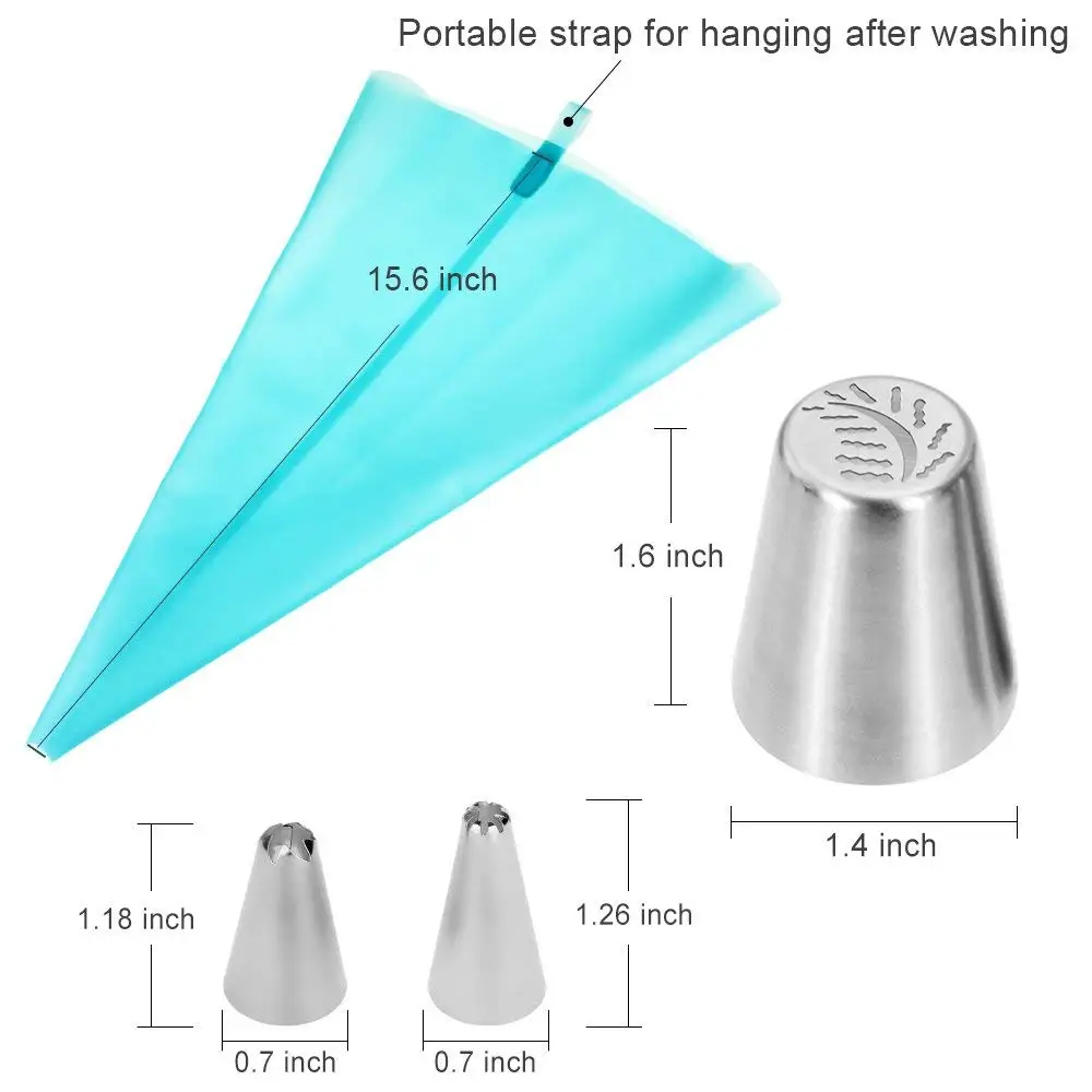 Силиконовые кухонные принадлежности формовочный мешок для печенья и крема с