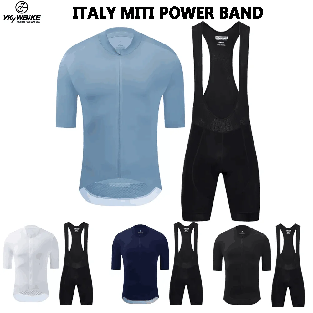 

Футболка YKYWBIKE Pro Мужская дышащая с коротким рукавом, комплект из джерси и шорт, одежда для велоспорта, лето 2022