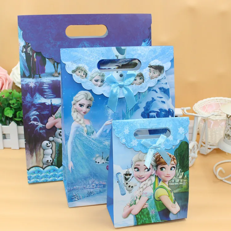 Подарочный пакет из мультфильма Холодное сердце Детская сумка для хранения