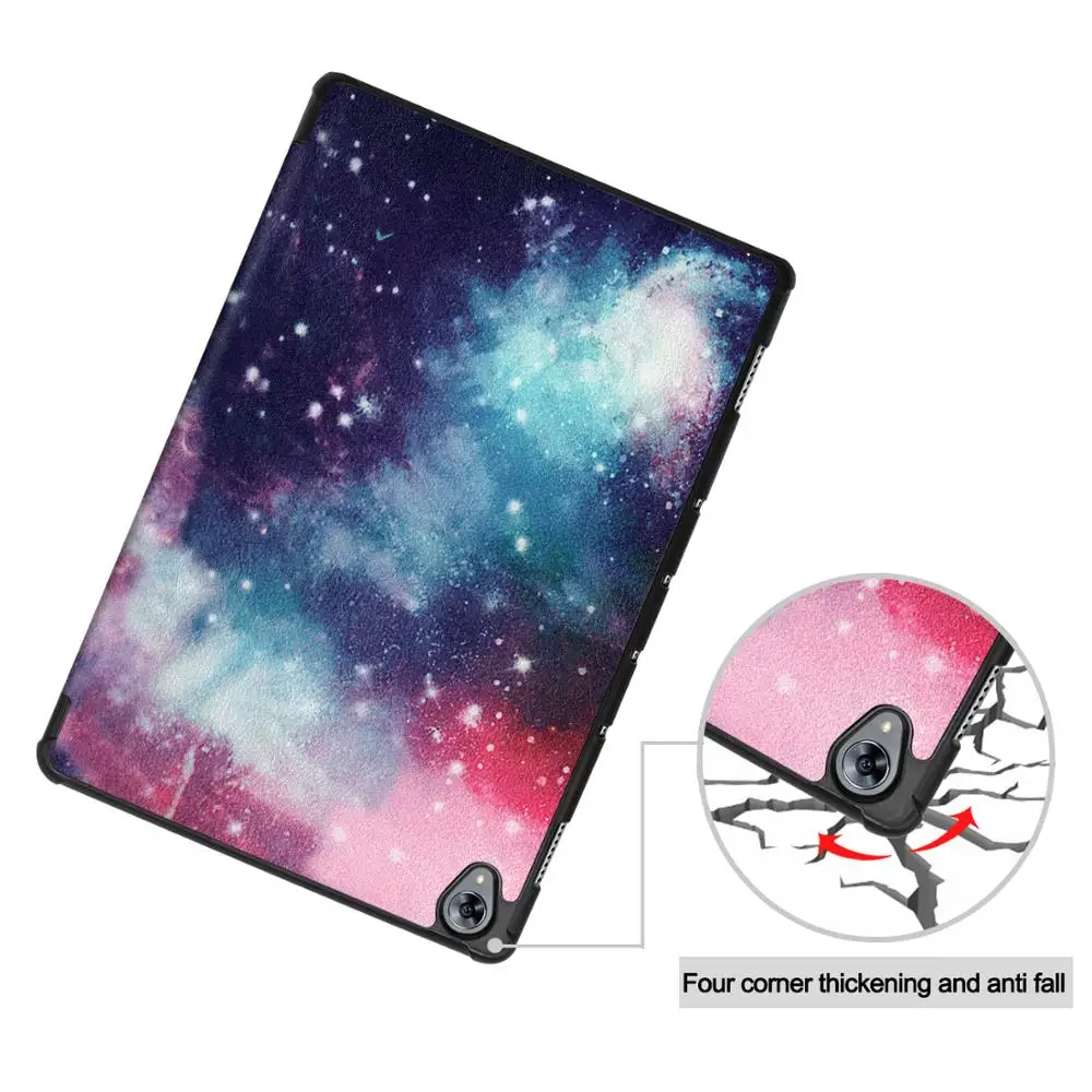 

Smart Flip Stand Leather Case For HUAWEI MediaPad M6 10.8'' 2020 2019 Cover Print Fundas+Pen
