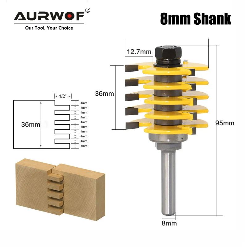 Фреза по дереву с хвостовиком 8 мм 1 шт. MC02038 | Инструменты