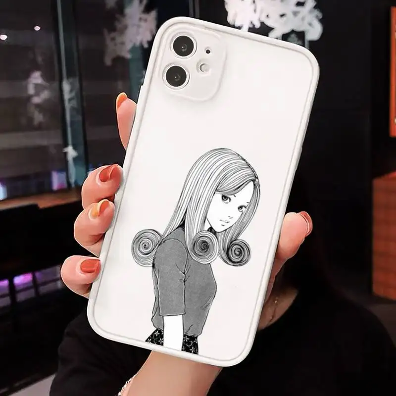 

Junji Ito Collection Tees Comics Phone Cases matte transparent For iphone 7 8 11 12 plus mini x xs xr pro max cover
