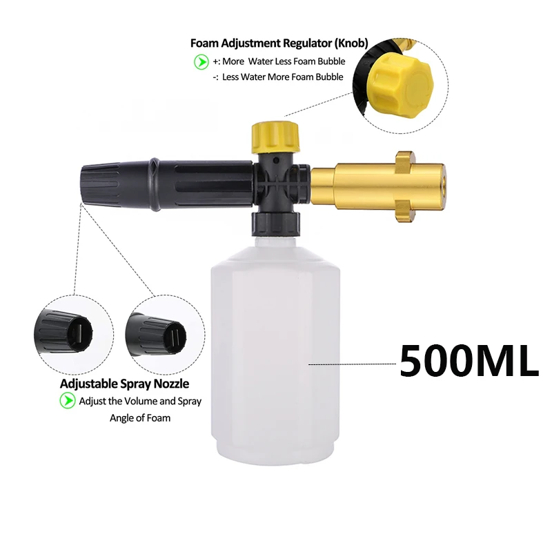 Car foam wash Snow lance nozzle cannon generatorFor Daewoo Hammer Karcher Huter Makita High Pressure Washer | Автомобили и