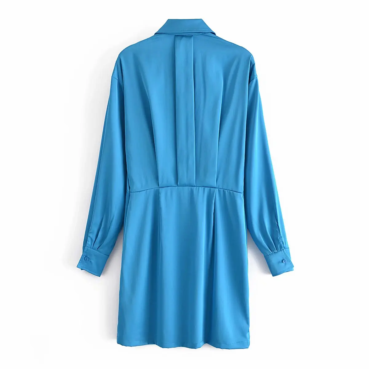 

Toppies Women Long Sleeve Shirt Dress Front Button Mini Dress 2021 Autumn Elegant Ladies Vestidos