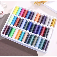 39 color handmade sewing thread diy home embroidery sewing machine line box durable sturdy hand stitching