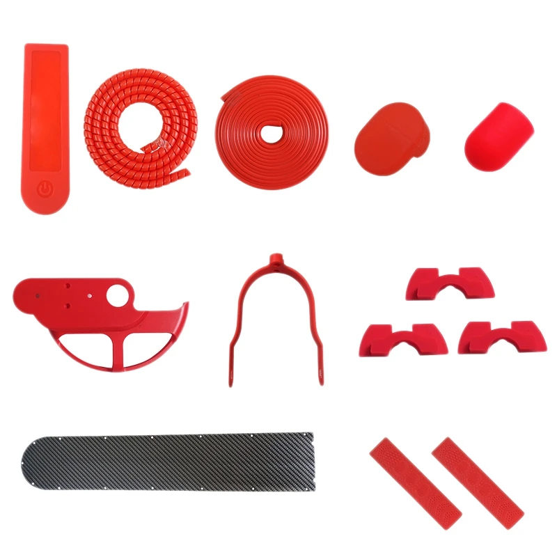 

Scooter Protection Kit Anti-Collision Strip Disc Brake Cover for Xiaomi M365
