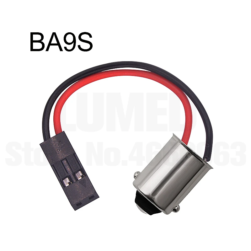 Автомобильный светодиодный светильник T10 Festoon COB W5W C5W T4W, светодиодный панельный светильник для автомобиля, лампа для чтения в салоне автомобиля, купольный светильник DC 12V - Испускаемый цвет: BA9S Adapter