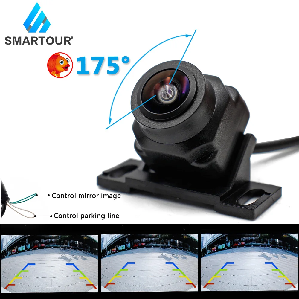 Автомобильная камера заднего вида Smartour HD 1080P объектив рыбий глаз ночное видение