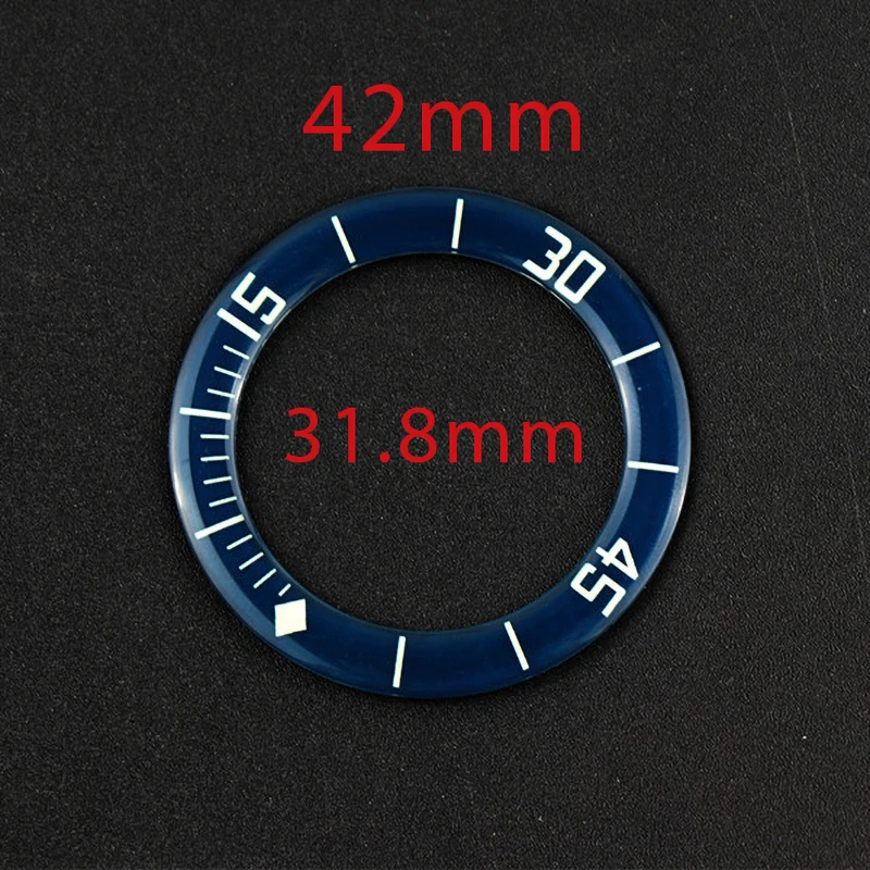 Черная синяя светящаяся стеклянная вставка с покрытием для объектива 45 мм