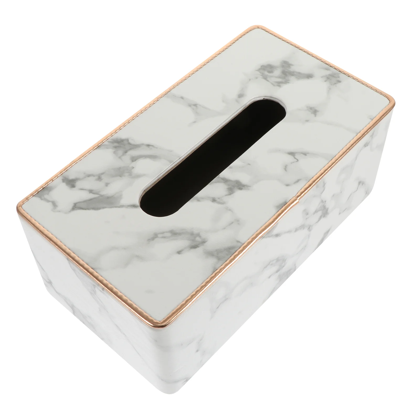 

Marbling Design Tissue Box Multi-function Napkin Holder Living Room Paper Box