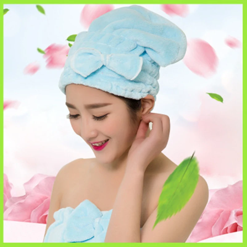 5 цветов цветные однотонные тюрбан из микрофибры для волос быстро сохнут женские