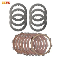 motorcycle steel and paper friction clutch plate kit for honda cb400n cb400 cm400 cm400t cb cm 400 nc01 trx400 fourtrax trx 400