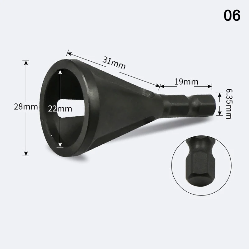 

Deburring External Chamfer Tool Molybdenum Vanadium Remove Burr Tools for Drill Bit wzpi