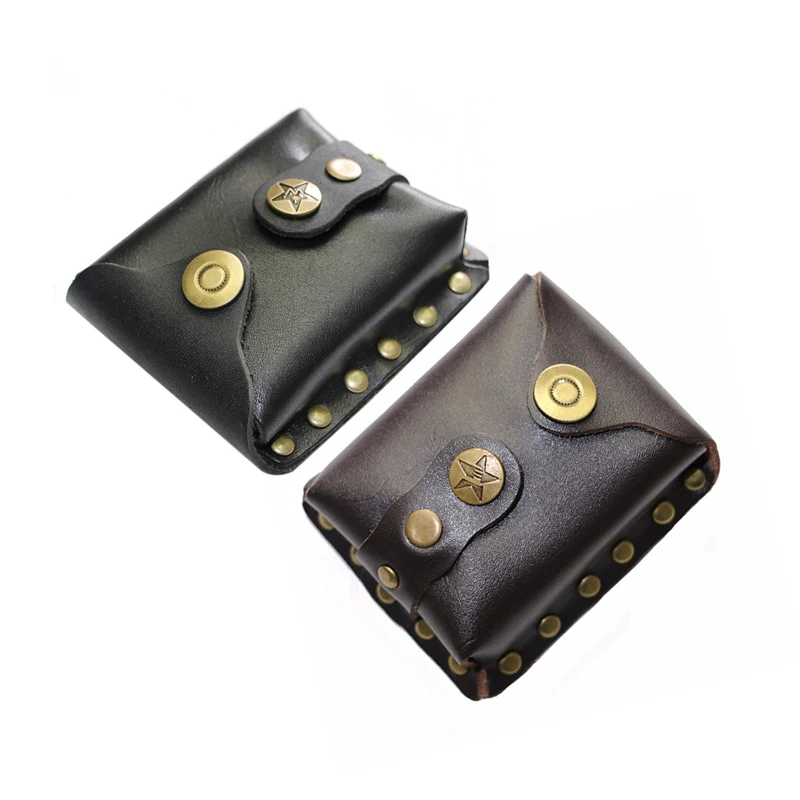 Кожаная сумка для рогатки 2 шт. чехол катапульты стальные боеприпасы мячи поясная