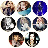art ornaments 8 pcs madonna gold plated metal coin home decor collection business game coin challenge coin