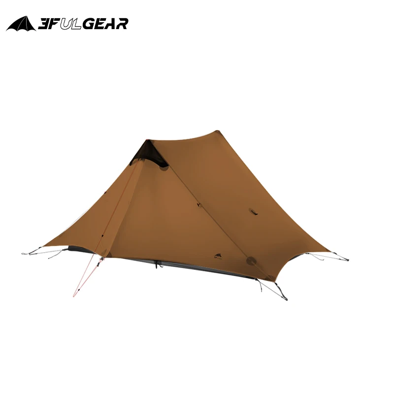 3F UL GEAR LanShan 2  2 Person Outdoor Ultralight Camping Tent 3-Season Professional 15D Silicone Rodless-Tent 4-Season