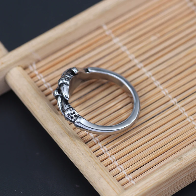 Винтаж Орлиный коготь мужское кольцо для Для мужчин и женщин в готическом стиле