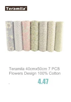 Teramila хлопок ткани метров 50x160 см животных мультфильм дизайн Telas DIY Лоскутная Ткань Ремесло Tissus Qulits Швейные простыни