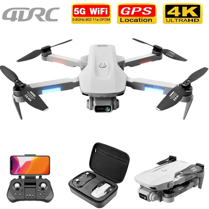 4DRC F8 GPS Drone 5G HD 4K Camera Professional 2000m Image Transmission Brushless Motor Foldable Quadcopter RC Dron Gift