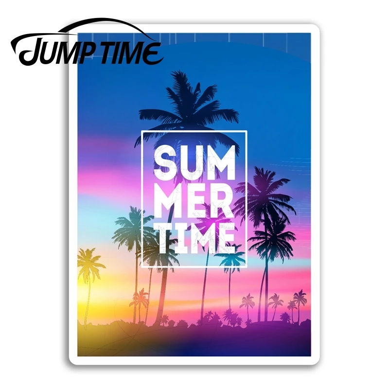 

Jump Time для проблемных розовых летних виниловых стикеров, праздничная наклейка для ноутбука, автомобильная наклейка, стеклоочиститель, багаж...