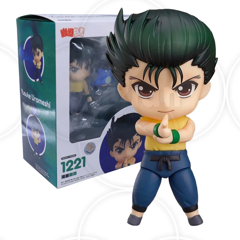 

2021 Q 1221 Urameshi Yuusuke Figure Japanese Anime YuYu Hakusho Figure Hiei Action Figure Collectible Model Toys for Boys