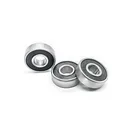 1 шт. шариковый подшипник с глубоким желобом 6200 6201 6202 6203 6204 2RS, миниатюрный стальной подшипник с резиновым уплотнением, высокое качество