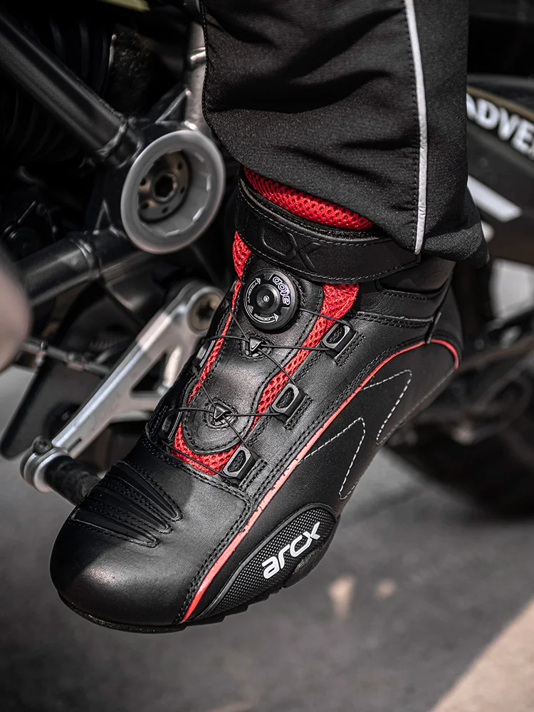 Мужские мотоциклетные ботинки ARCX обувь для верховой езды летняя из воловьей кожи