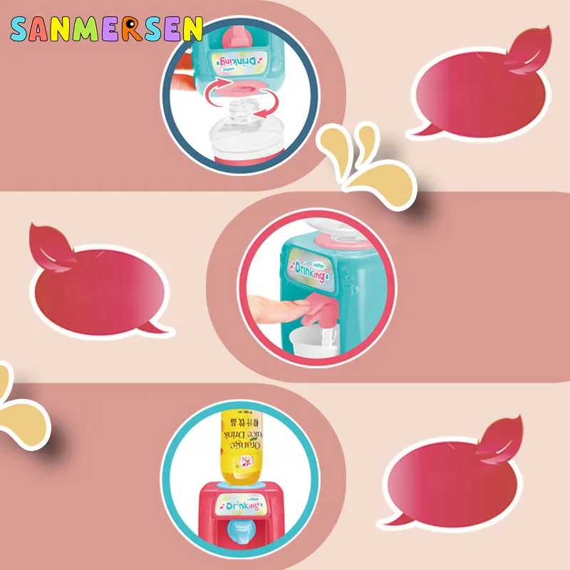 Детский мини-диспенсер для воды игрушка электрический звук и светильник