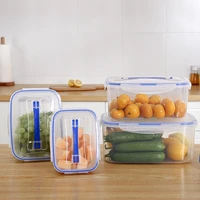 set of 5 plastic fridge food container bento storage box kitchen items lunch organizer refrigerator accessories organizer