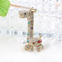 fashion jewelry womens enamel giraffe brooch cute animal brooch brooch golden gift childrens exquisite brooch