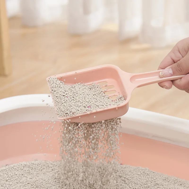 Лопата для кошачьего туалета с большим отверстием специально экспансивной почвы