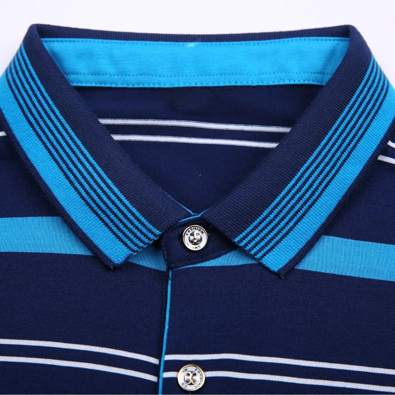 

Designer POLO Faoums 2019 Summer New Men's Classic Striped POLO Shirt Business Smart Casual Short Sleeve Tops Male Clothing 608