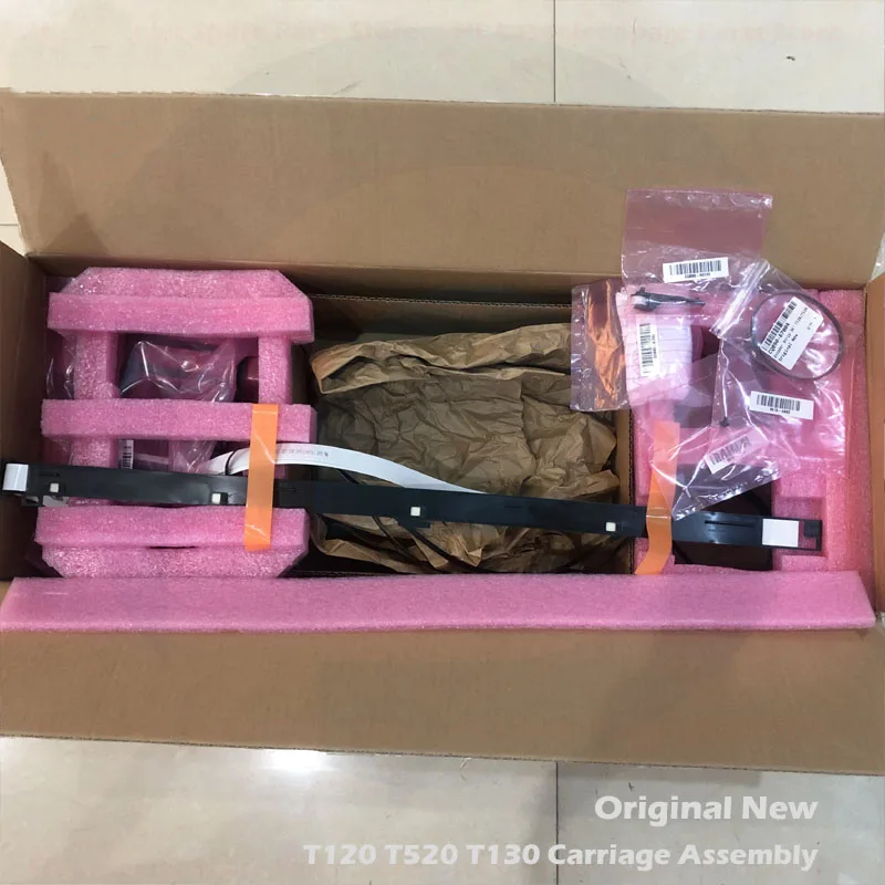 Оригинал для HP T120 T125 T520 T130 T525 T530 каретка в сборе с ремнем задний трос|Детали