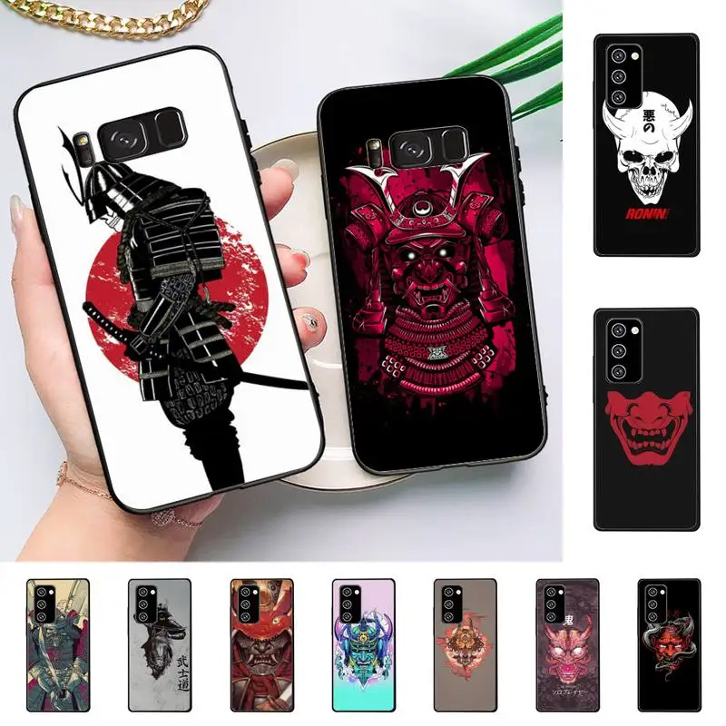 

YNDFCNB Japanese samurai oni mask Phone Case for Samsung Note 5 7 8 9 10 20 pro plus lite ultra A21 12 02