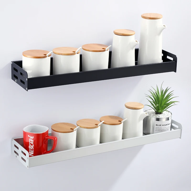 wall mount spice racks utensil spoon hanger hook kitchen gadgets accessories supplies kitchen organizer storage shelves free global shipping