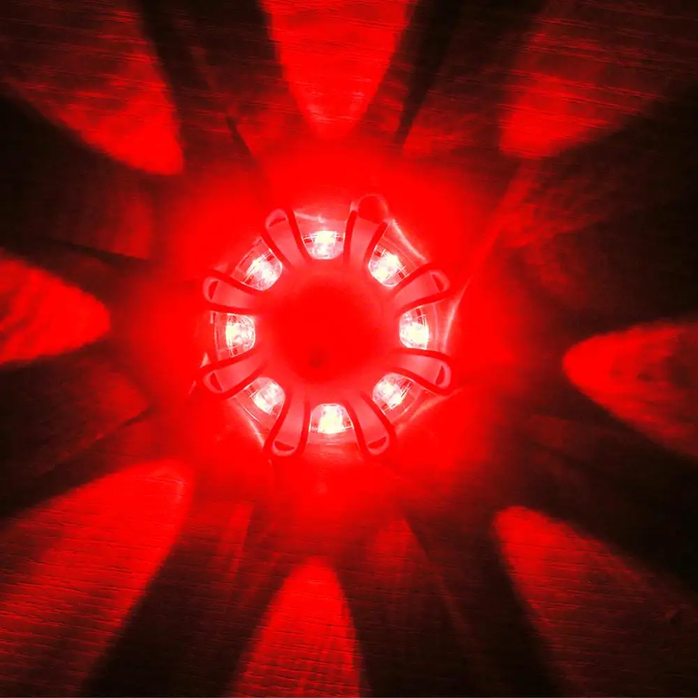 Светодиодный фонарь для велосипеда красный 8 шт. портативный светодиодный с
