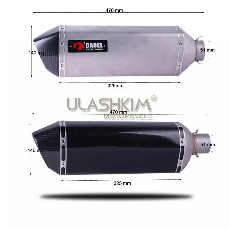 YZF R25 R3 MT-03 MT03 полная выхлопная система мотоцикла средняя Соединительная труба глушителя слипоны для Yamaha R25 R3 MT03